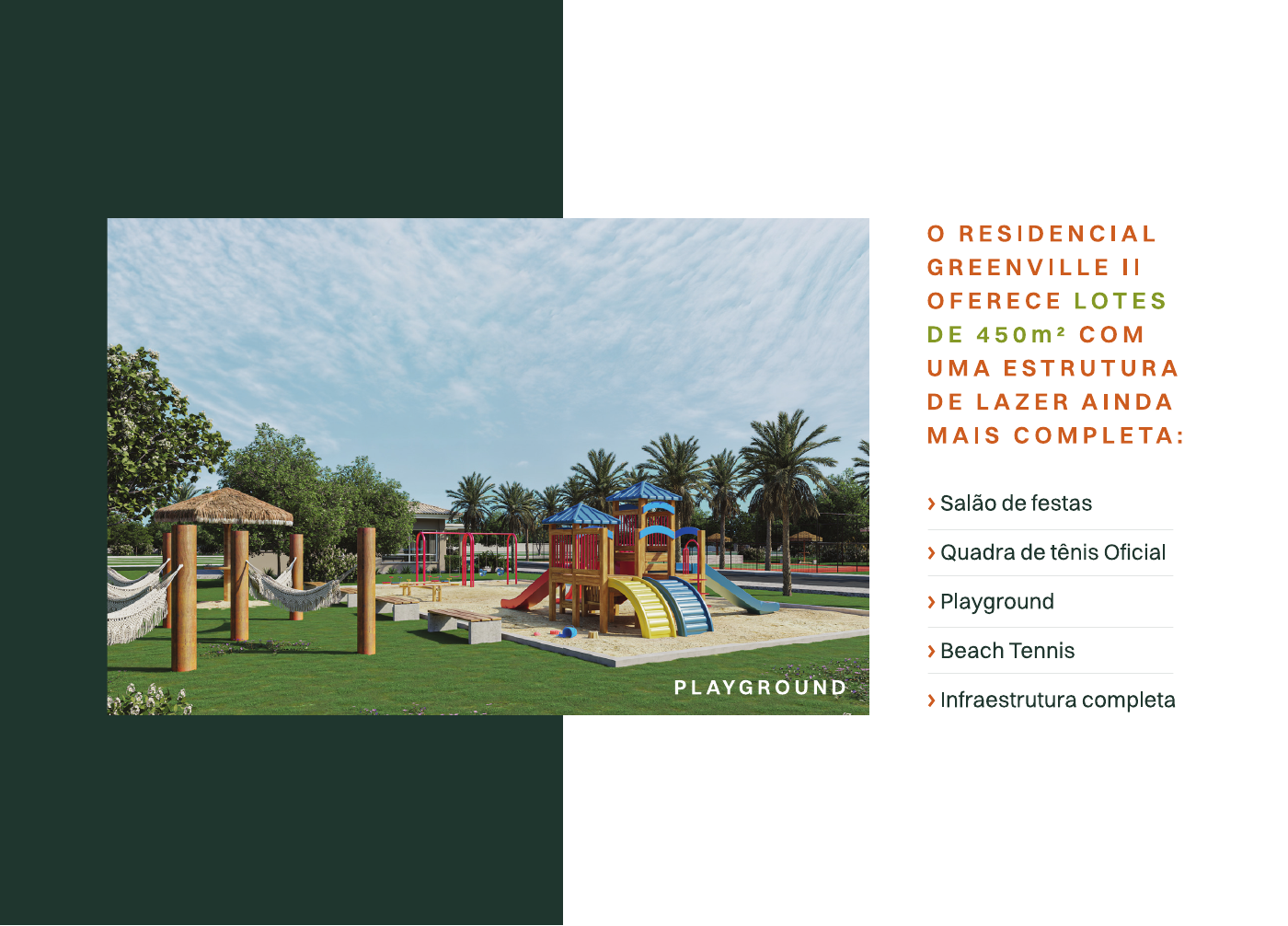 Perspectiva ilustrativa do playground